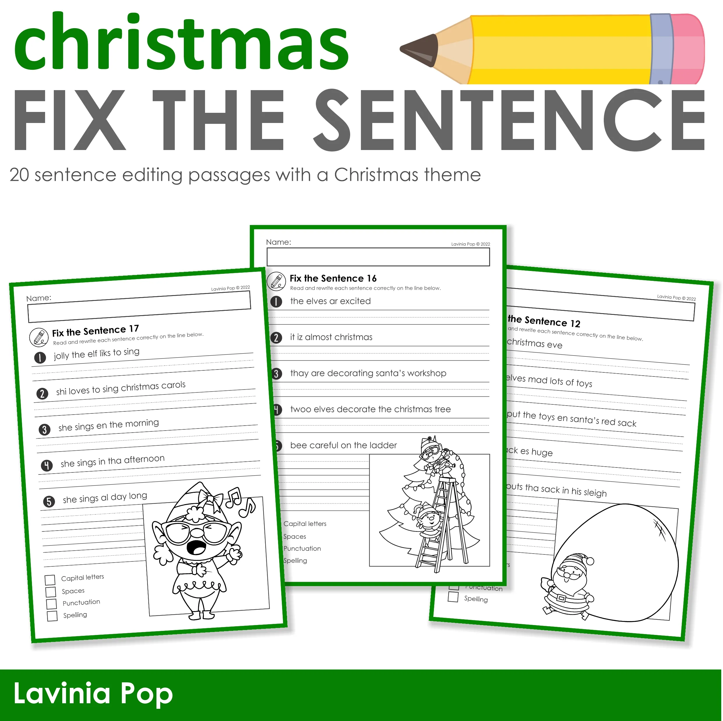 free christmas fix the sentence